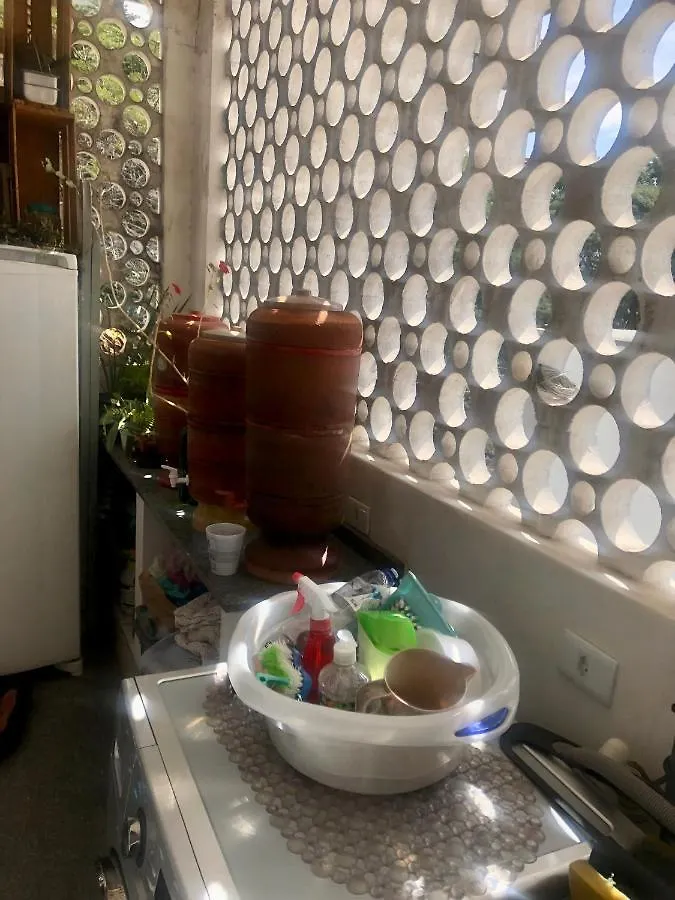Pansiyon Quarto Amplo Cama Queen Em Apartamento Duplex Sao Paulo Brezilya